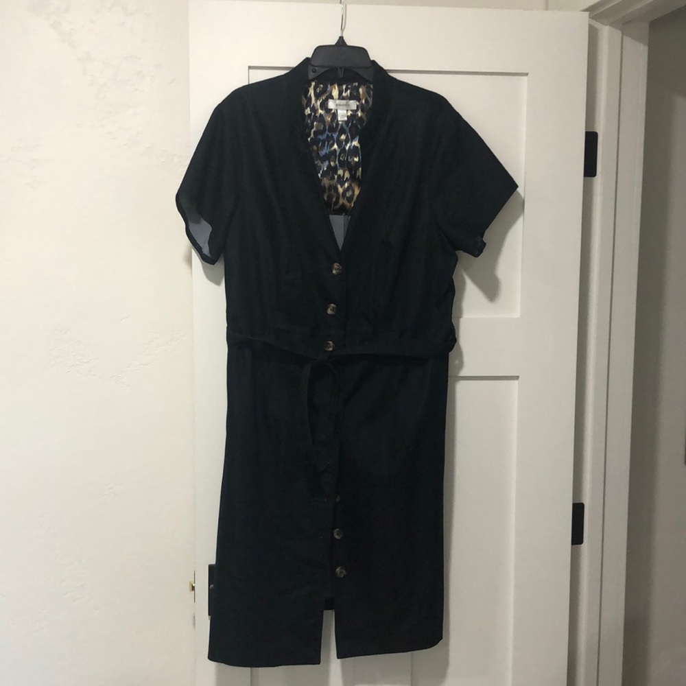 Dressbarn button up dress